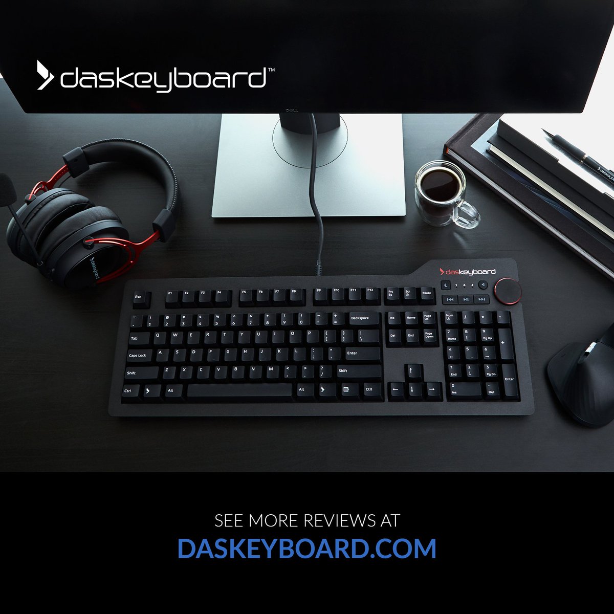 Here's an honest review of the DK4 from Amazon customer M.R.T. You can buy directly from us at daskeyboard.com and help a small business, or shop on Amazon and fill Bezos's pockets. 😆

#mechanicalkeyboard #premiumkeyboard #ProductivityTips