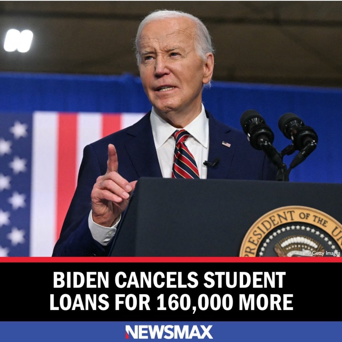 This clown continues to say he’s canceling student debt but he knows it’s unconstitutional and it’s all just a smokescreen to buy votes. #BidenNotMyPresident