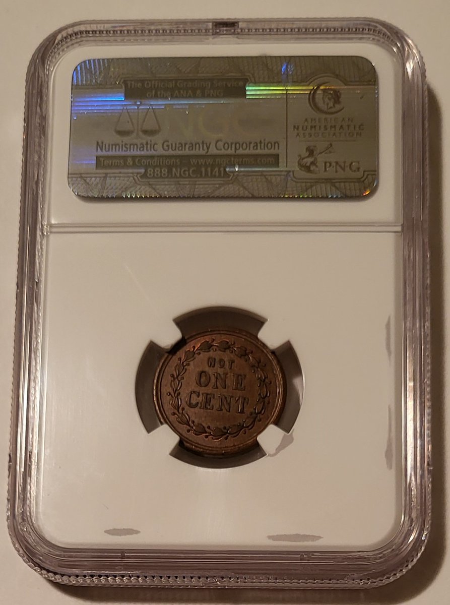 **Coin of the Day**
Civil War Token - Store Card 1863 New York NY Cafe Autenrieth F-630B-4a R6 MS64 BN NGC

Always FREE Domestic Shipping! talosnumismatics.com

#coins #coincollecting #NGC #ngccoins #ngccoin #civilwar #tokens #civilwartoken #gradedcoins #certifiedcoins