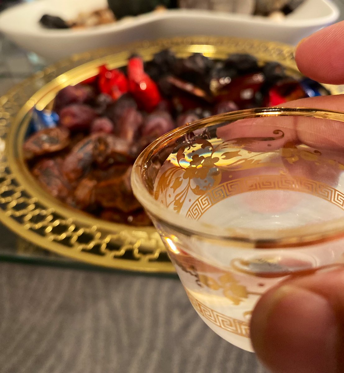 “Just caught up with my friend who arrived from #Umrah! We enjoyed the refreshing #zamzam water and indulged in delicious #dates. Wish I was there experiencing the #spiritual journey too” #Alhamdulillah #Umrah2024 #Makkah #Madinah #SaudiArabia