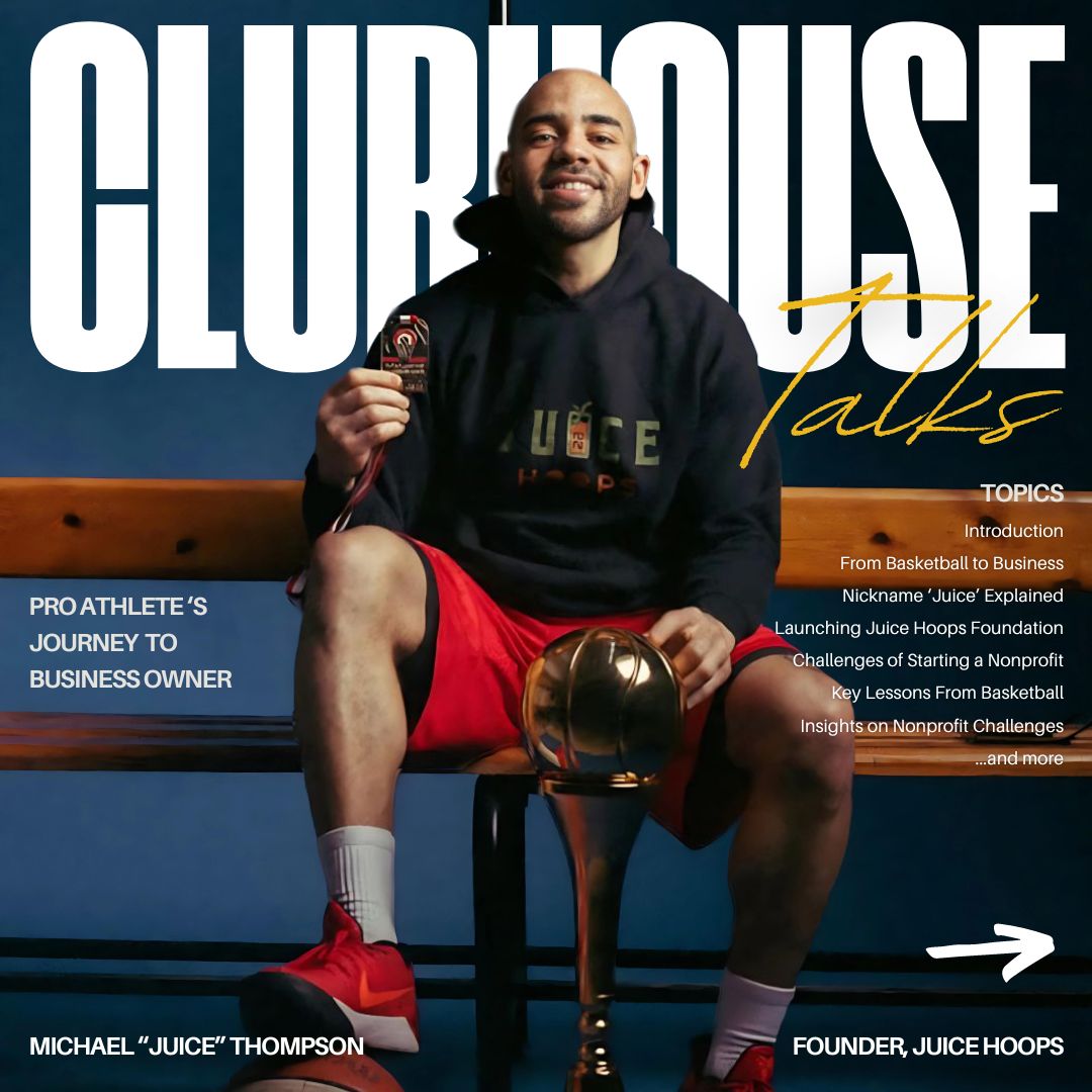 clubhouseatltc's tweet photo. Tune in to the latest episode of Clubhouse Talks! Northwestern alum and former pro baller Michael "Juice" Thompson shares his journey from the court to founding the Juice Hoops Foundation 🏀 https://t.co/dAFAwXzAiT