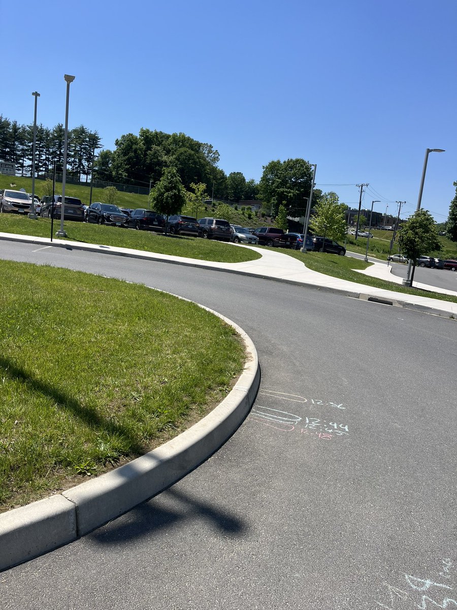 KitNielsen27's tweet photo. When the School renovation accidentally creates a giant sundial for you, you take advantage of it when teaching Earth’s Rotation. 💜those awesome 5th grade science teachers. @MrMalone24 @MsCelio @SalernoBethel https://t.co/DF9ilyeXqr