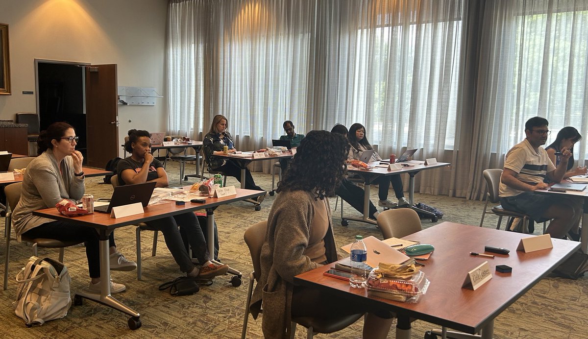 Week 2 of the @EmoryUniversity NSF CAREER Academy! We have a panel of successful CAREER recipients to share their wisdom! @SpangleLab Emily Wahl, Julianne Chung, and Jennifer Rieser representing CS, Physics, Math, and @EmoryMedicine @NSF