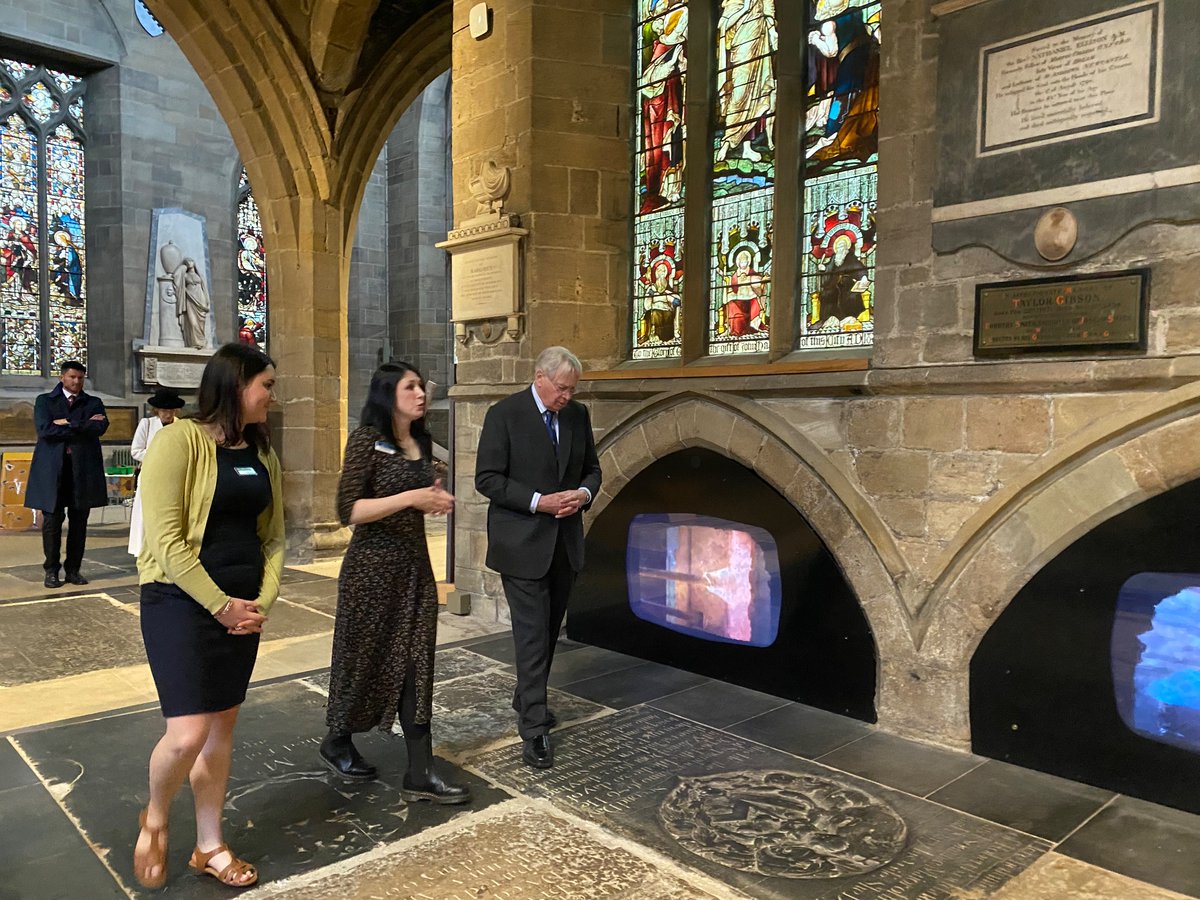 Honoured to have met the Duke and Duchess of Gloucester today, and to have taken the Duke on a heritage tour of the Cathedral. Grateful for the opportunities this PhD is bringing me and particularly thankful to everyone at @nclcathedral for including me in events like this.