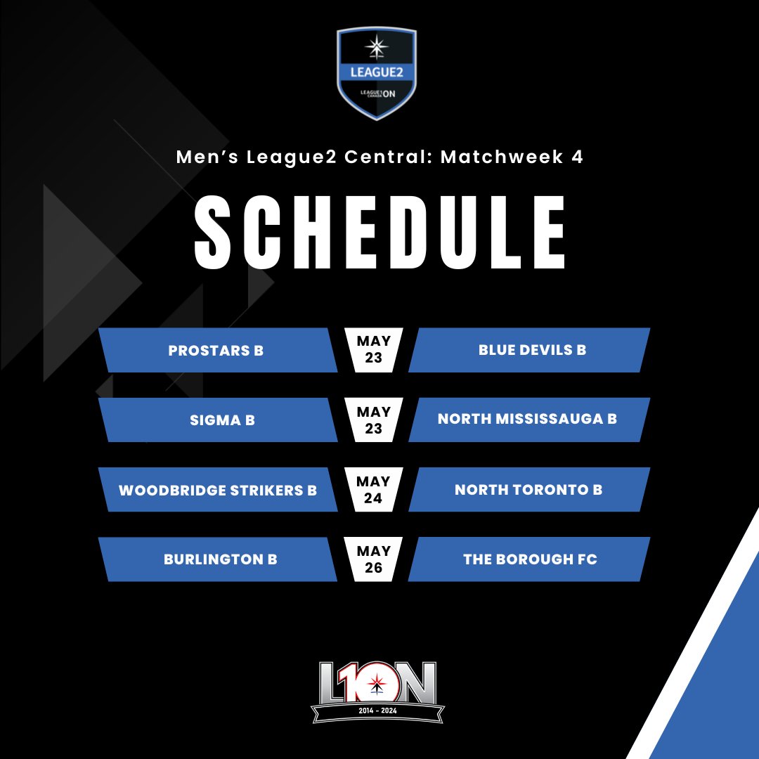 🗓️ Here are all the upcoming fixtures for Matchweek 4️⃣ in the Men's League2 Division. #L1ONSteppingUp