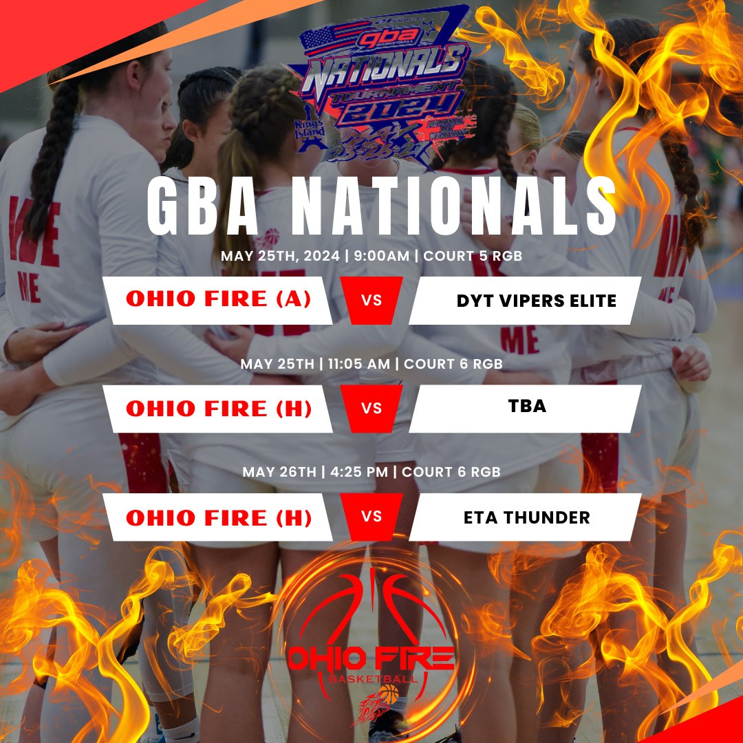 Next Up.......

🏀 'GBA NATIONALS' @gbahoops
📅 May 25th-27th 
📍 Ronnie Grandison Basketball Academy 
📸 Flash Fire Media 

#BeTheSpark🔥 | #AllTheSmoke💨