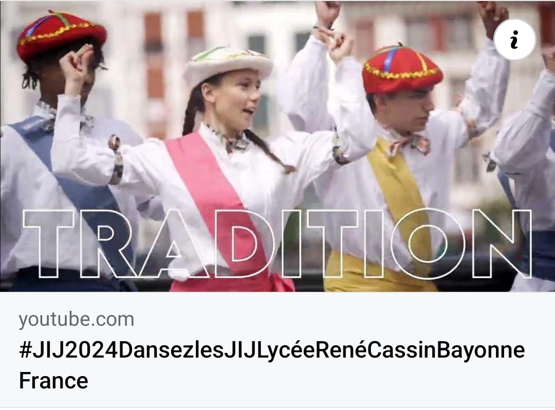 🎥 Jeunesse &amp; Sport | Six élèves du Lycée René Cassin de Bayonne ont été sélectionnés pour participer aux Jeux Internationaux de la Jeunesse, à Athènes, du 26 mai au 2 juin. 
Ils ont besoin de votre soutien pour l'épreuve de danse réalisée en amont à travers la production d'une