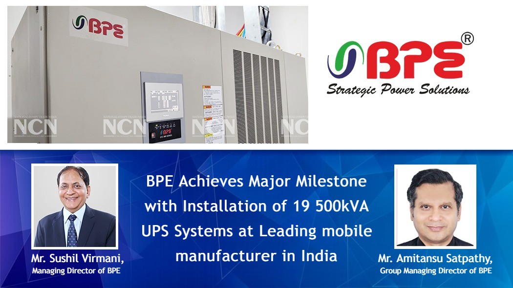 #BPE Achieves #MajorMilestone with #Installation of 19 500kVA UPS Systems at Leading #mobilemanufacturer in #India 𝐊𝐧𝐨𝐰 𝐌𝐨𝐫𝐞👉ncnonline.net/bpe-achieves-m… #BPE @ncnmagazine #NCN #ncnonline