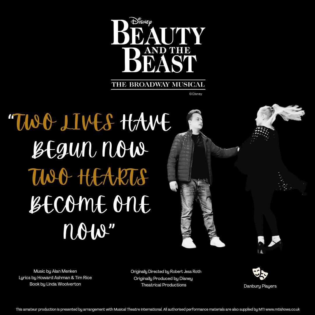 danburyplayers's tweet photo. Will our Beauty and Beast find true love? Find out at Danbury Village Hall 10th - 14th July, get your tickets now!

https://t.co/cYrkuYK0Kz https://t.co/dsaOwf4JzF