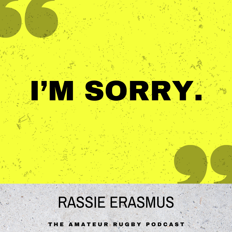 Rassie Erasmus
_________________________________ 
#rassieerasmus #rugbyquote #rugbyquotes #amateurrugbypodcast #amateurrugby #rugbyfamily #rugbyunion #rugbyunited #rugby4life #rugby #rugbylifestyle #rugbylove #rugbypodcast