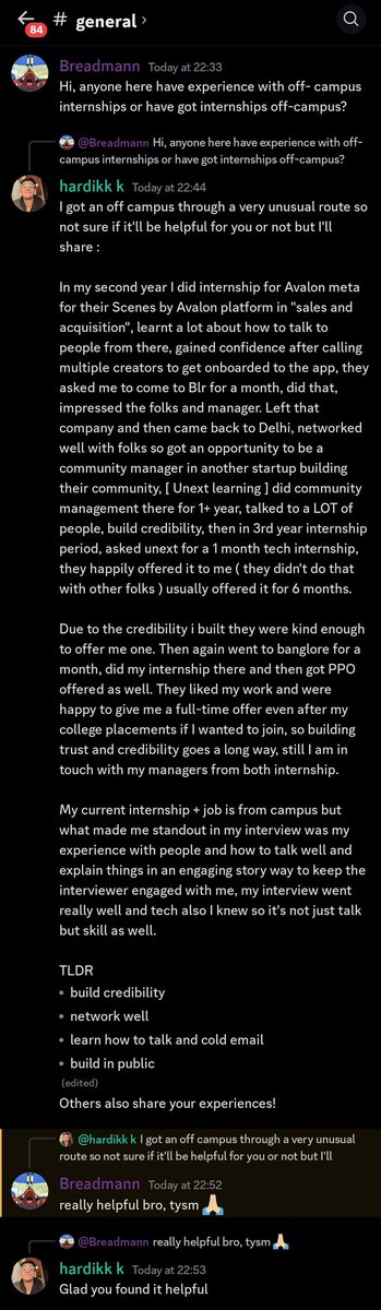 What has been your off campus internship/ job story ? 

My story in brief 👇🏻

#offcampus