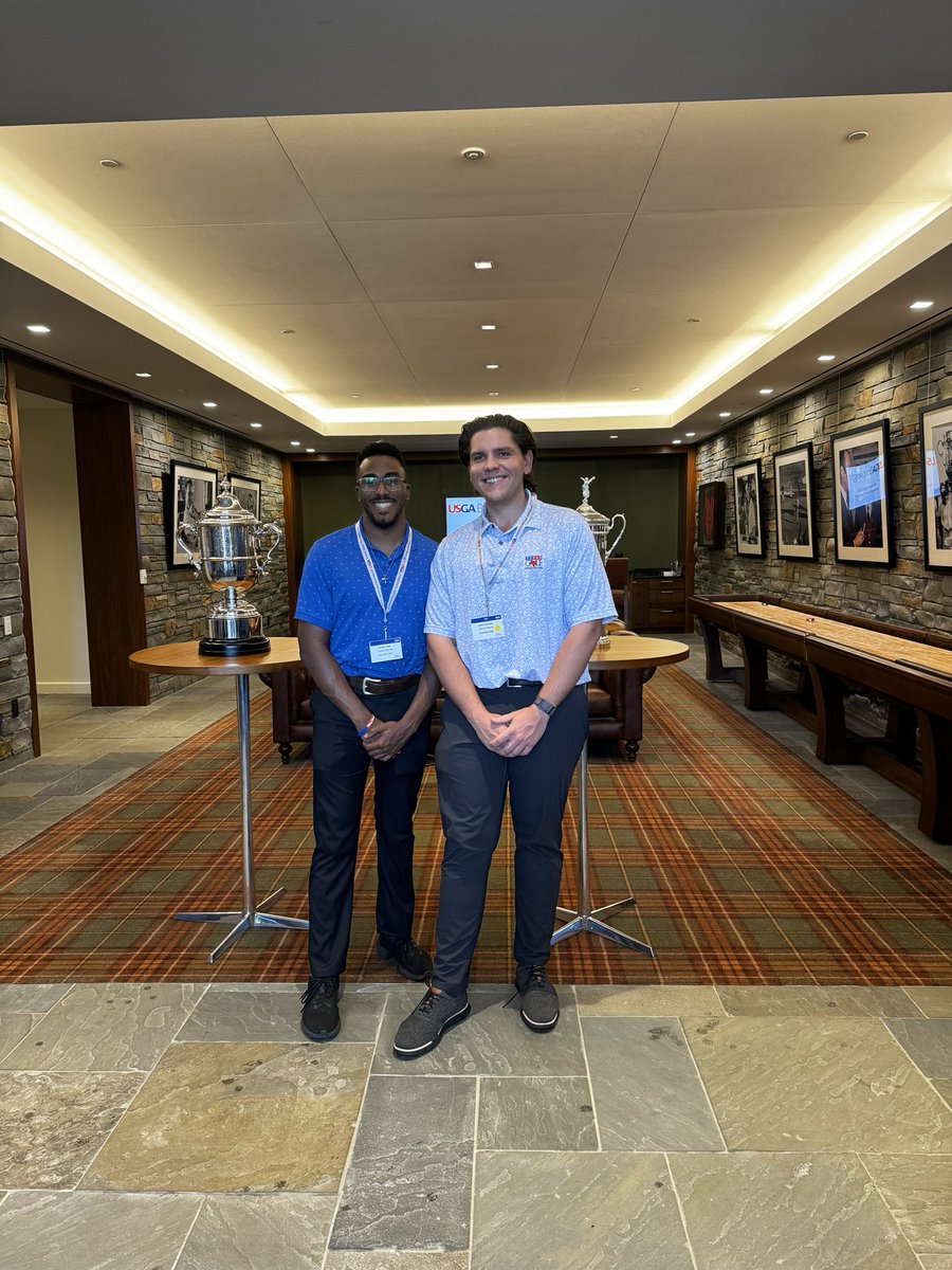 Two of our #PJBoatwright interns Tommy & Anthony are in New Jersey for the annual @USGA #PJBoatwright Summit! Fun Fact: 12 of our Championship Staff between North & South office are #PJBoatwright Intern Alums!