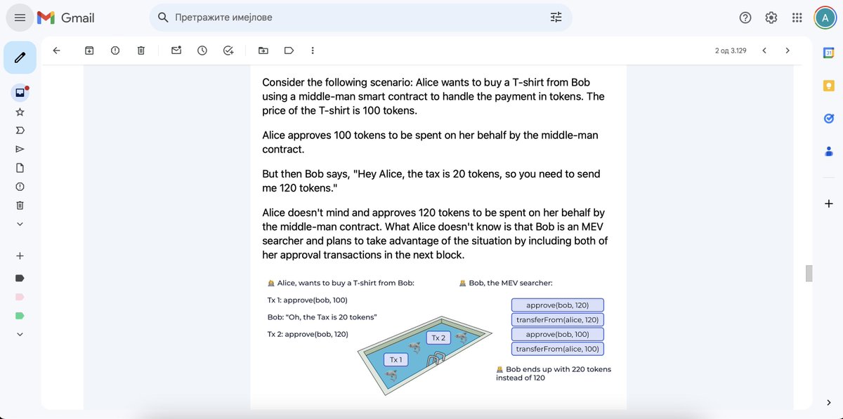 Andrej ๐ฆ๐ (@andrej_dev) on Twitter photo Celebrating Bitcoin Pizza Day by reading the <a href="/designpatternsc/">Smart Contract Design Patterns</a> latest article about designing smart contracts that integrate arbitrary ERC-20 tokens
And a slice of ๐, of course!
Read it here: andrej.hashnode.dev/integrating-arโฆ
And to receive the next one in your inbox, subscribe to the Celebrating Bitcoin Pizza Day by reading the <a href="/designpatternsc/">Smart Contract Design Patterns</a> latest article about designing smart contracts that integrate arbitrary ERC-20 tokens
And a slice of ๐, of course!
Read it here: andrej.hashnode.dev/integrating-arโฆ
And to receive the next one in your inbox, subscribe to the