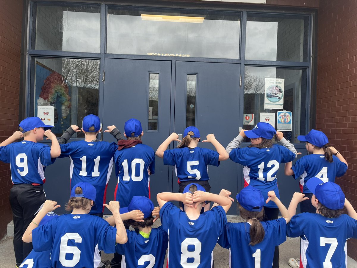 Our grade 3/4 baseball team are so excited to have their very first baseball game at the Steve Phillips Classic!! Those new uniforms though! Thanks @MrCantwellNLESD and Ms. Butler for all their hard work with these!!
Let’s go 🐻‍❄️@stmaryselem @baseballstjohns #SPC2024