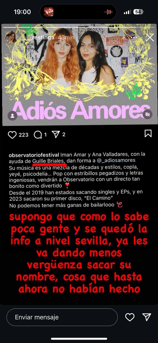 comparto por aqui las storis q ha subido hermi… no sabeis la cantidad de tiempo que llevan estas chicas calladas por miedo a este man ya es hora de que se sepa lo mal nacido que es!!