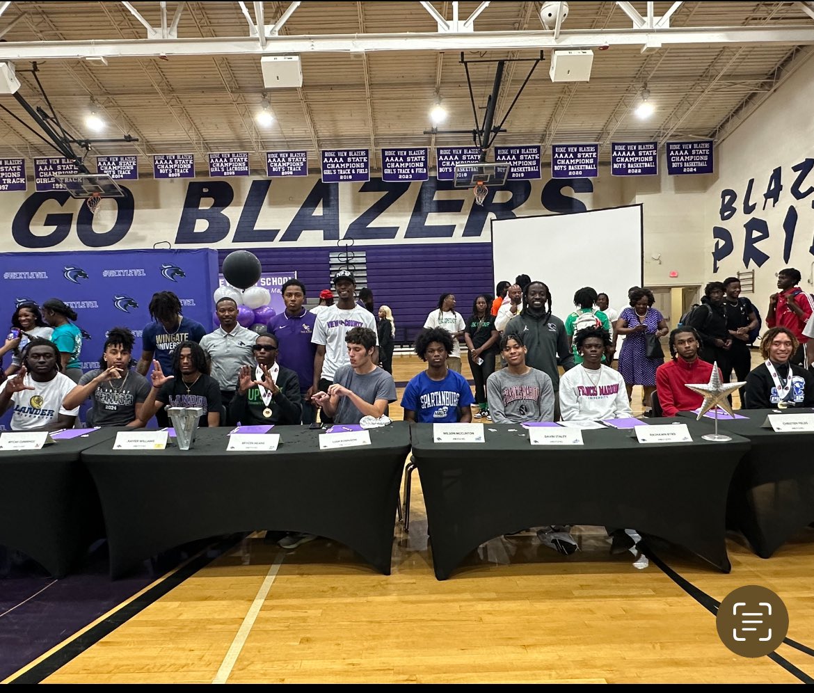 11 of our boys @RVBlazersTFXC signed their NLI today!! FAITH+hardwork=BLESSINGS #MissionComplete #TrustTheProcess