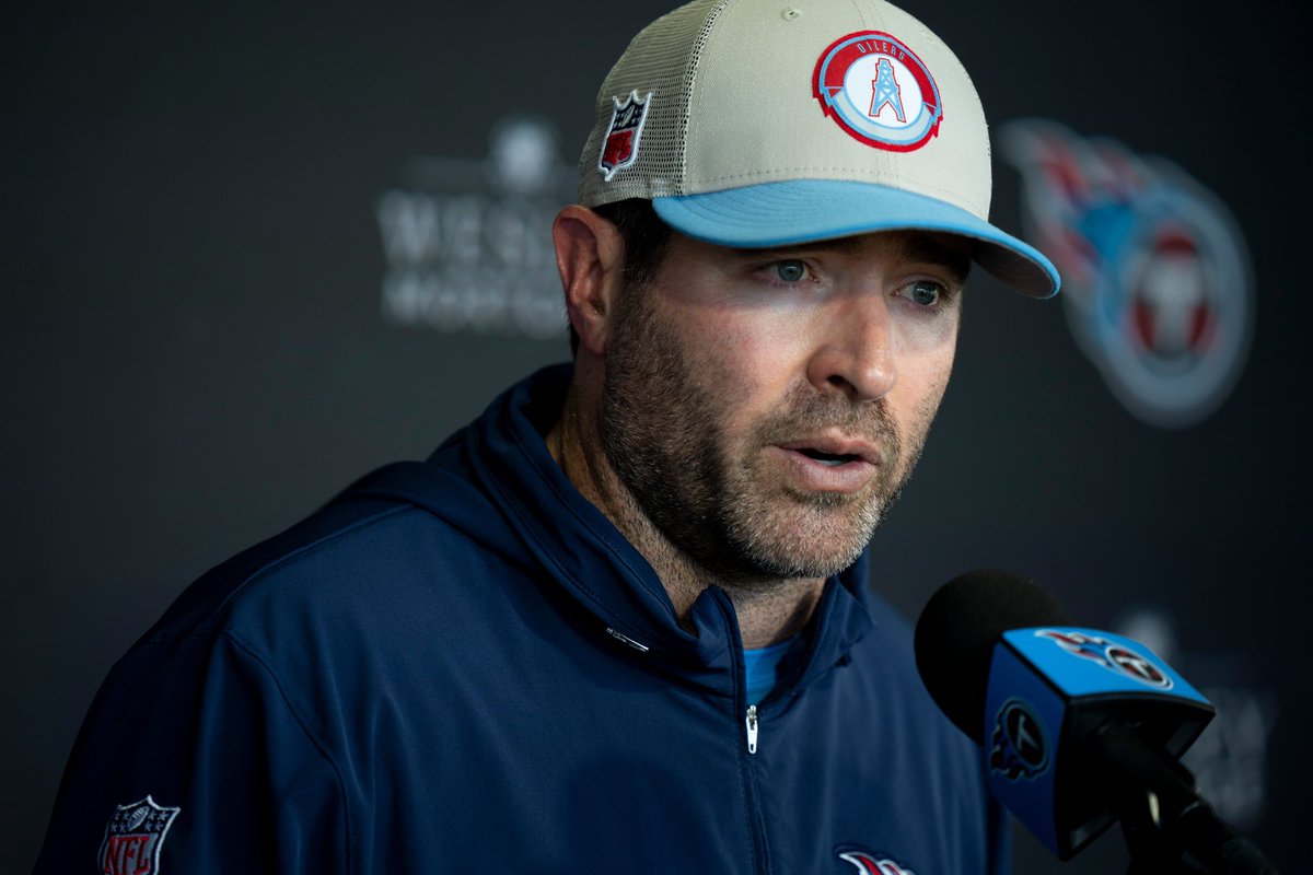 New head coach Brian Callahan caught up with the media on Tuesday. Here is what he had to say. @Titans athlonsports.com/nfl/tennessee-…