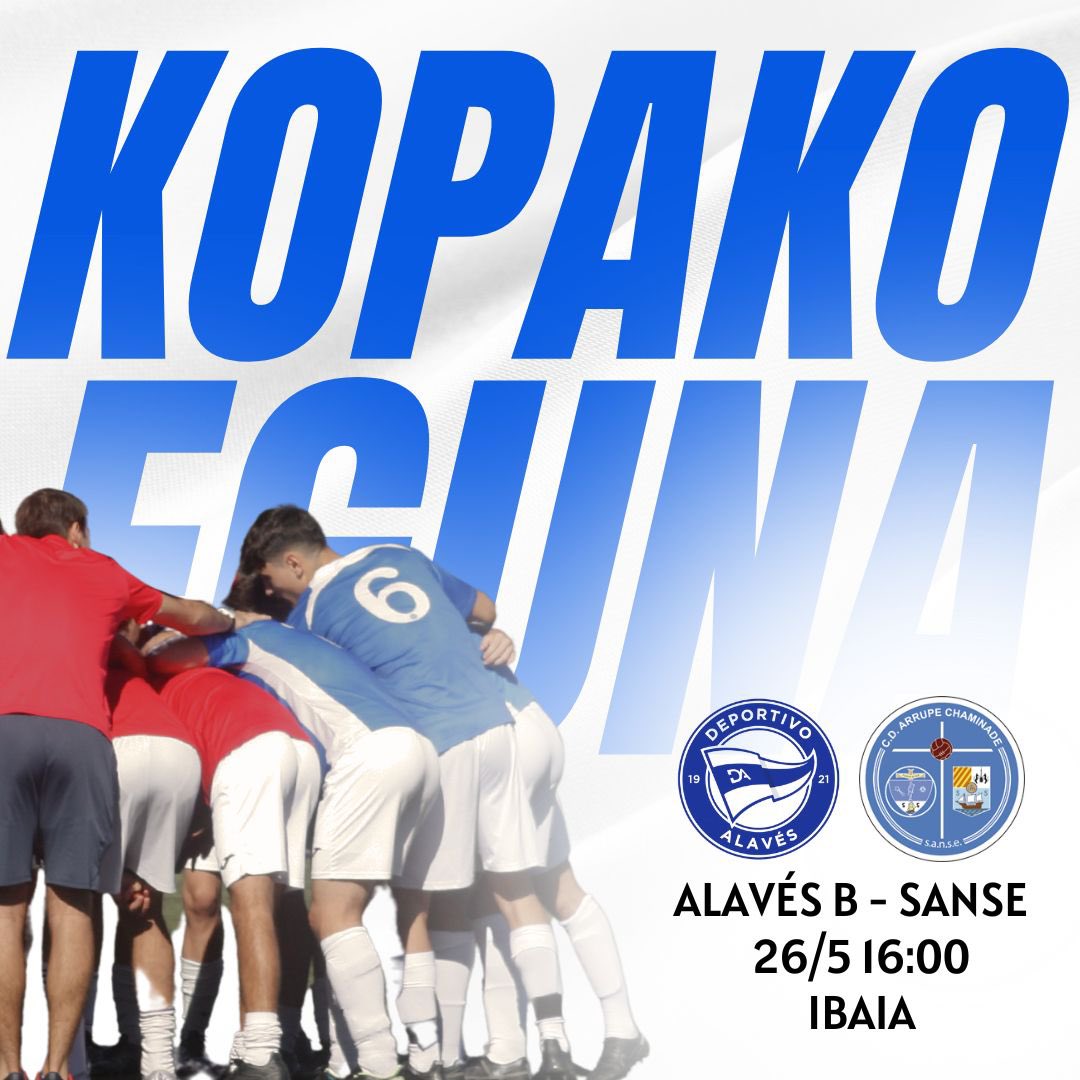 KOPARA 🏆

🔜 El Juvenil A disputa este fin de semana la primera eliminatoria de la Copa Vasca. 

#GoraSANSE