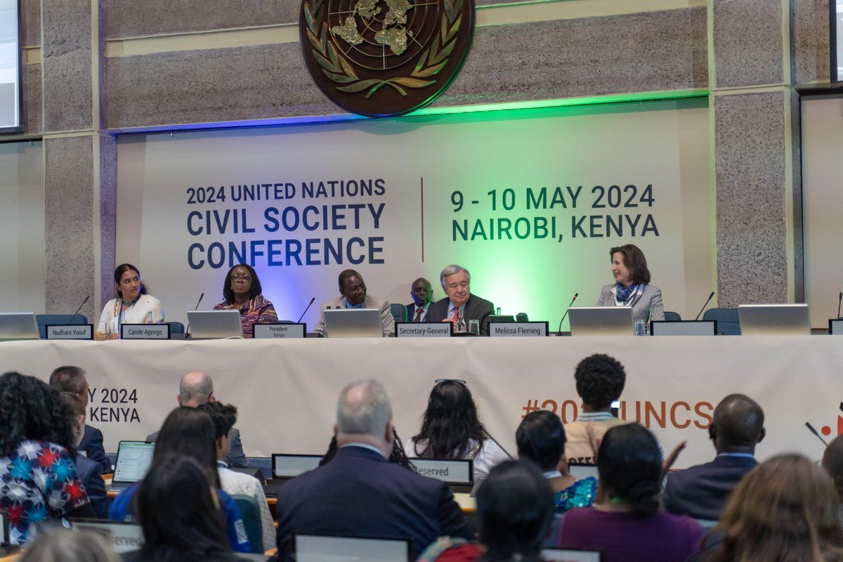 Nudhara Yusuf (@nudharay) on Twitter photo As we begin our wrap up of #2024UNCSC <a href="/agengocarole/">Carole Osero-Ageng'o</a> and I are pleased to share our initial Civil Society Co-Chair reflections
💭 un.org/sites/un2.un.o…
<a href="/MaherNasserUN/">Maher Nasser</a> <a href="/UN/">United Nations</a>DGC_CSO <a href="/MelissaFleming/">Melissa Fleming 🇺🇳</a> <a href="/antonioguterres/">António Guterres</a> <a href="/WilliamsRuto/">William Samoei Ruto, PhD</a> @UN As we begin our wrap up of #2024UNCSC <a href="/agengocarole/">Carole Osero-Ageng'o</a> and I are pleased to share our initial Civil Society Co-Chair reflections
💭 un.org/sites/un2.un.o…
<a href="/MaherNasserUN/">Maher Nasser</a> <a href="/UN/">United Nations</a>DGC_CSO <a href="/MelissaFleming/">Melissa Fleming 🇺🇳</a> <a href="/antonioguterres/">António Guterres</a> <a href="/WilliamsRuto/">William Samoei Ruto, PhD</a> @UN