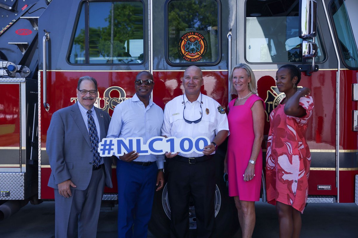 Honored to host @leagueofcities for the Centennial Roadshow! Riviera Beach is proud to stand as a key stop on this journey, showcasing our community's diversity, strength, and progress. #nlc100 #RivieraBeach