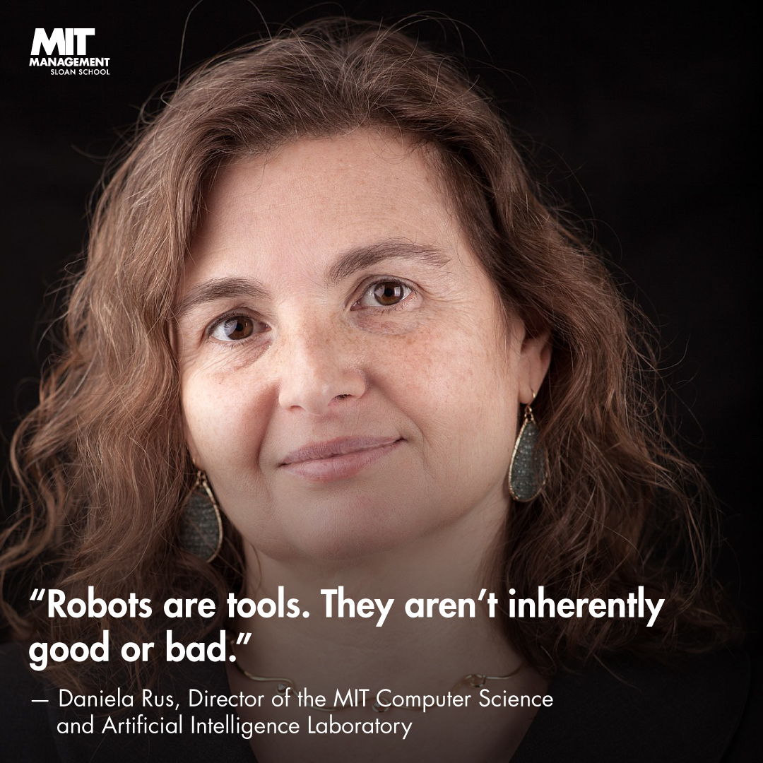 In a new book, MIT roboticist Daniela Rus looks at the powers and limitations of robots and how humans can work with them to unlock new capabilities. mitsloan.co/3vSRJXx