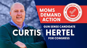 Curtis’s son is a student at MSU the night of a mass shooting that killed 3, injured 5, and terrified all Michiganders. In the wake of that tragedy, Curtis led the team that passed bi-partisan common sense gun safety legislation. #ProudBlue #Allied4Dems @CurtisHertelJr #MI07