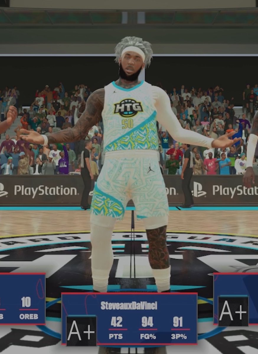SteveauxDaVinci's tweet photo. Great Pro-Am runs with my @HTGProAM SQUAD‼️😤🔥 + the OBL build I’m using 🙌🏽

BIG 4️⃣2️⃣😈 #HTG #NBA2K #ProAm #XboxShare https://t.co/7CPtYlpIuE