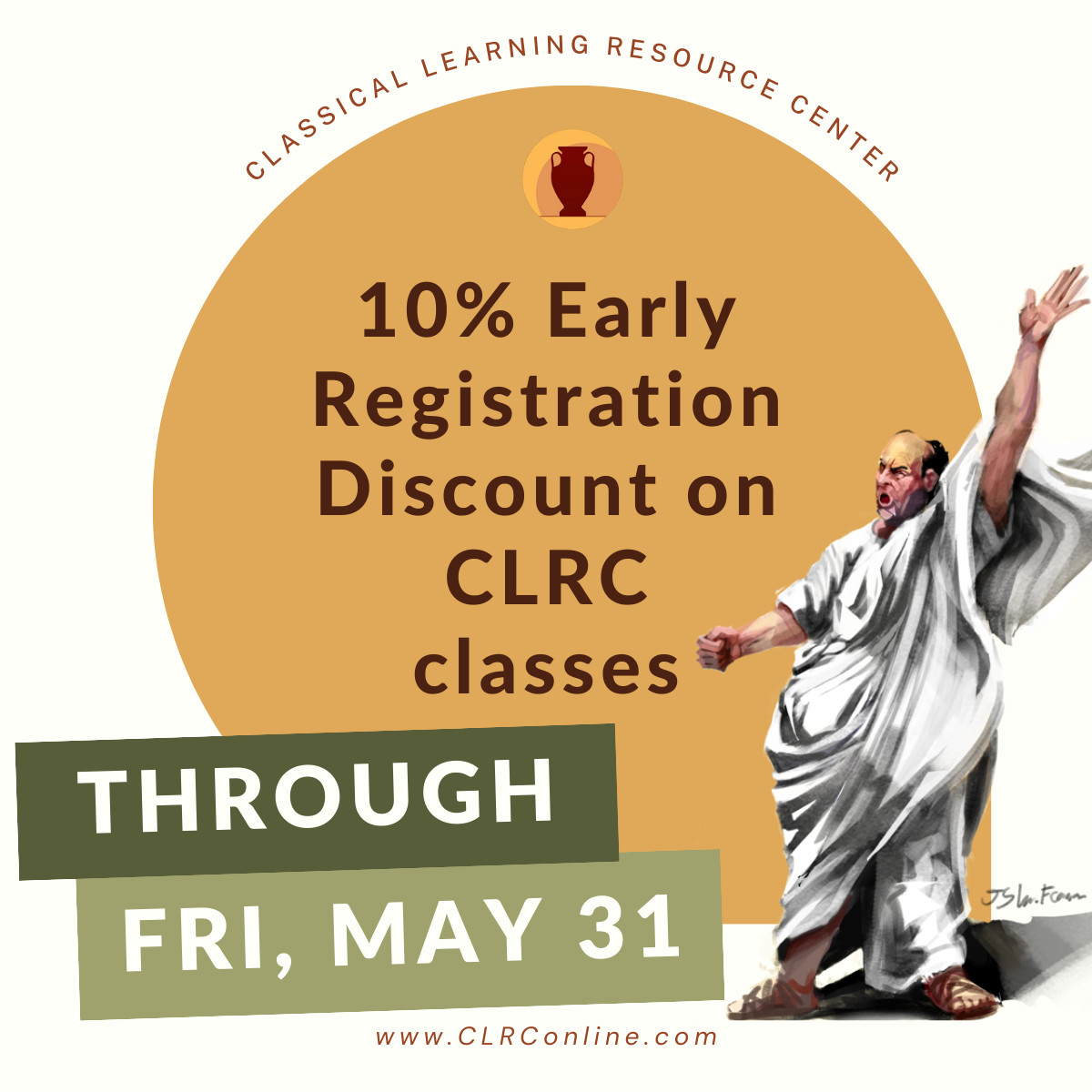 Don't miss our 10% Early Registration Discount through May 31! Browse our full course catalog at bit.ly/3Vcf14A.

#onlineclasses #discountonlineclasses