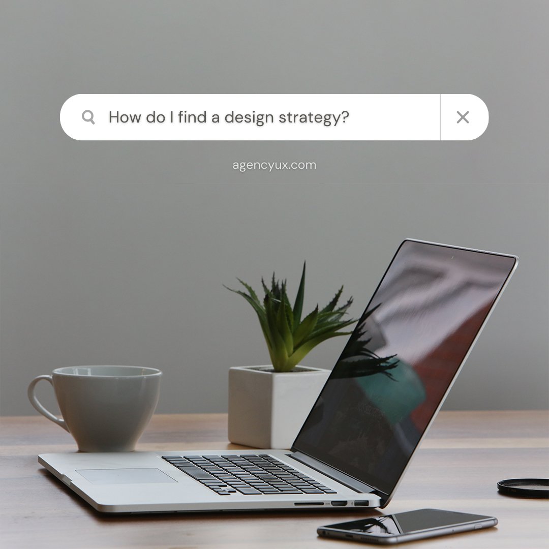 How do you find a design strategy?  It starts with your business goal.  Draw a line between where you are now and where you want to go.  #designstrategy #organize #businessgoals