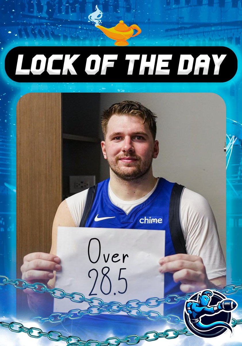 BackyardBet's tweet image. LOCK OF THE DAY🔒
(34-23 NBA PLAYOFFS) 🔥

LUKA DONCIC OVER 28.5 PTS

⭐️ Luka averages 32 points in 6 Game 1s, 3rd highest to Game 2 and Game 7

⭐️ He’s hit this line in the last 2 games and gets a much needed 3 day rest period with the hope of feeling healthier

⭐️ 2/2 over this…