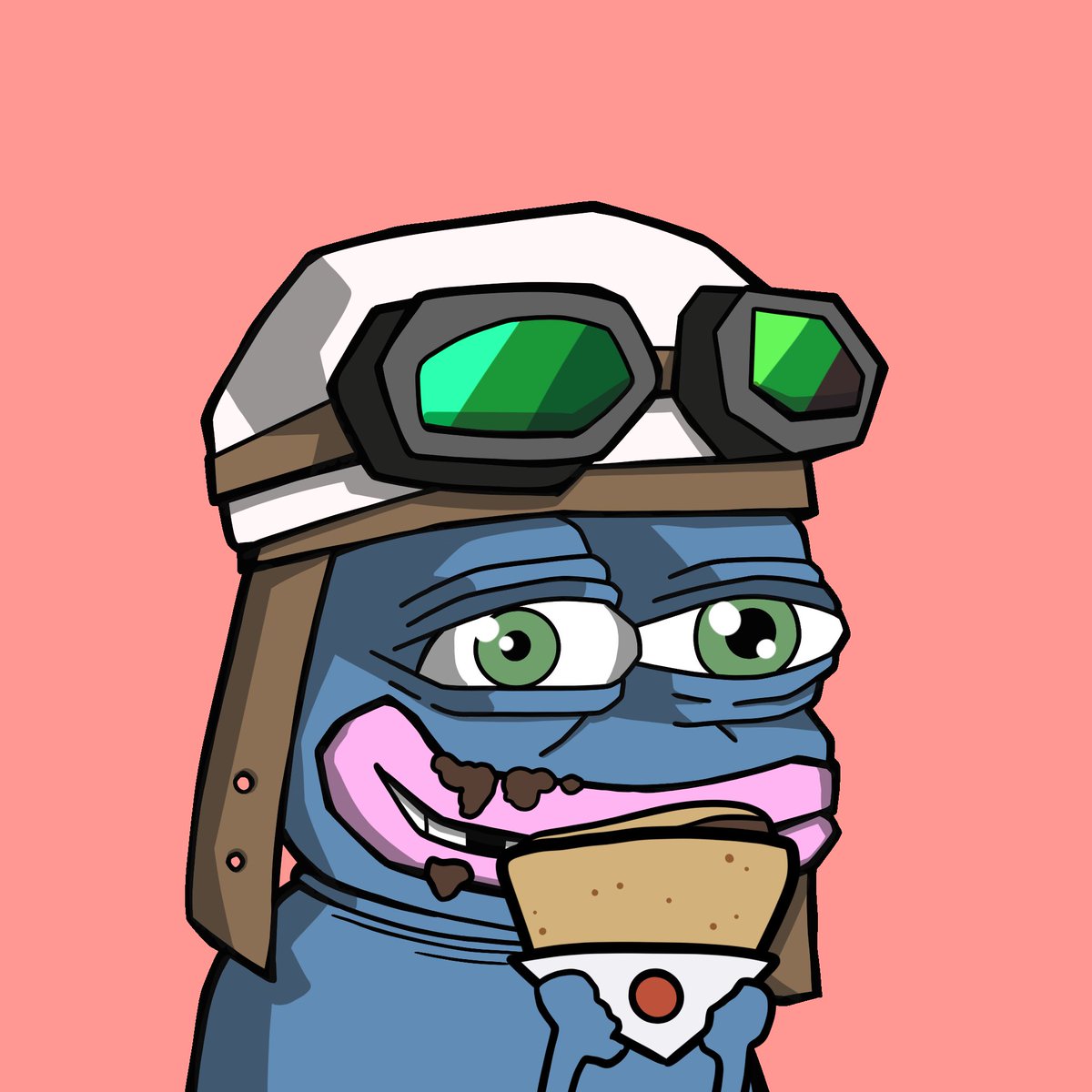 Enjoying a crepe con nutella. But what do i know, i just enjoy it!