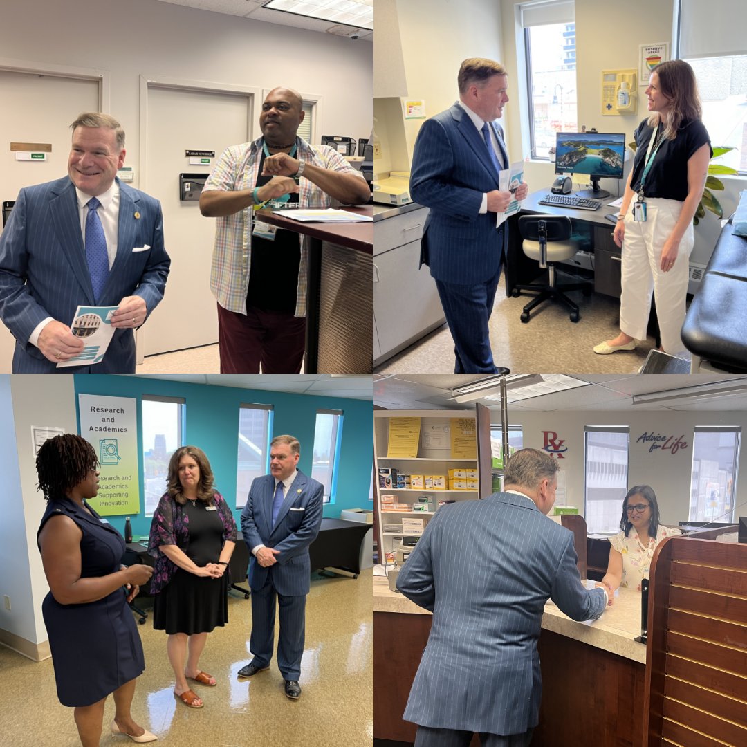 Today, I met with the incredible team to tour the Canadian Mental Health Association of Durham during the annual open house. Thank you to the @CMHADurham Executive Team & the dedicated staff for promoting healthy living & wellness in our community for over 65 years! #onpoli