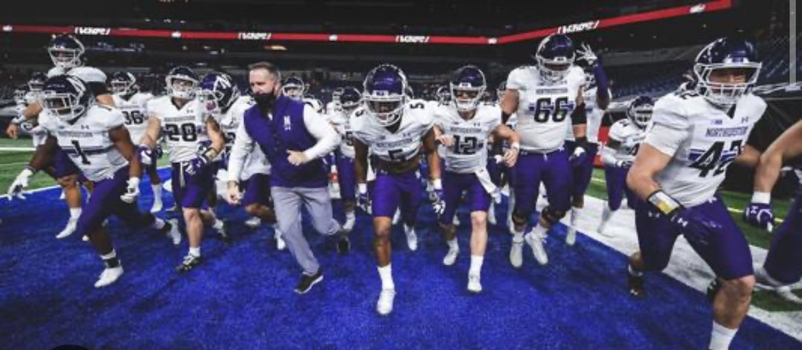 After a great talk with coach @DavidBraunFB and @CoachSmith_9 I’m blessed and honored to receive a offer from @NUFBFamily. @Coach_B10 @MoellerFootball @ChadSimmons_ @AllenTrieu @BlairASanderson @247recruiting