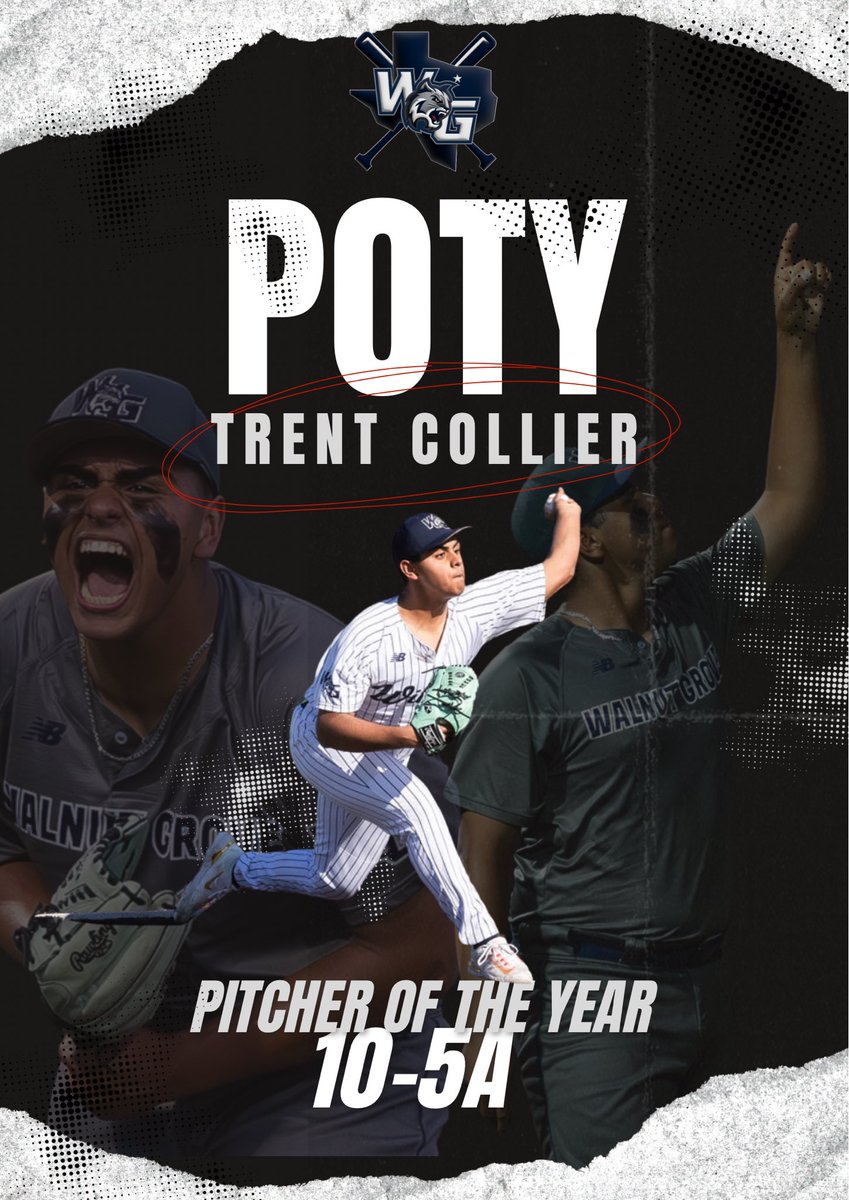 Walnut Grove High School Baseball (@baseball_wghs) on Twitter photo As the Season and year comes to an end- itâs time to announce our 10-5A All-District Awards!
Letâs get it started with the Big Man himself Trent Collier
AKA
The Pitcher of the Year for District 10-5A!!
Congrats <a href="/TrentCollier_19/">Trent Collier</a>, we are so proud of you!
#WeOverMe
#AllIn As the Season and year comes to an end- itâs time to announce our 10-5A All-District Awards!
Letâs get it started with the Big Man himself Trent Collier
AKA
The Pitcher of the Year for District 10-5A!!
Congrats <a href="/TrentCollier_19/">Trent Collier</a>, we are so proud of you!
#WeOverMe
#AllIn