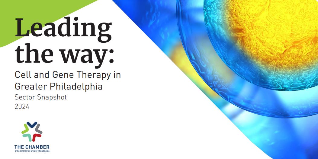📢 Today, we proudly released the “Leading the Way: Cell and Gene Therapy in Greater Philadelphia” report, which chronicles Greater PHL's growth in the CGT sector over the past decade to become a leading global CGT hub.

Read the report here ➡️ bit.ly/3KePZf6