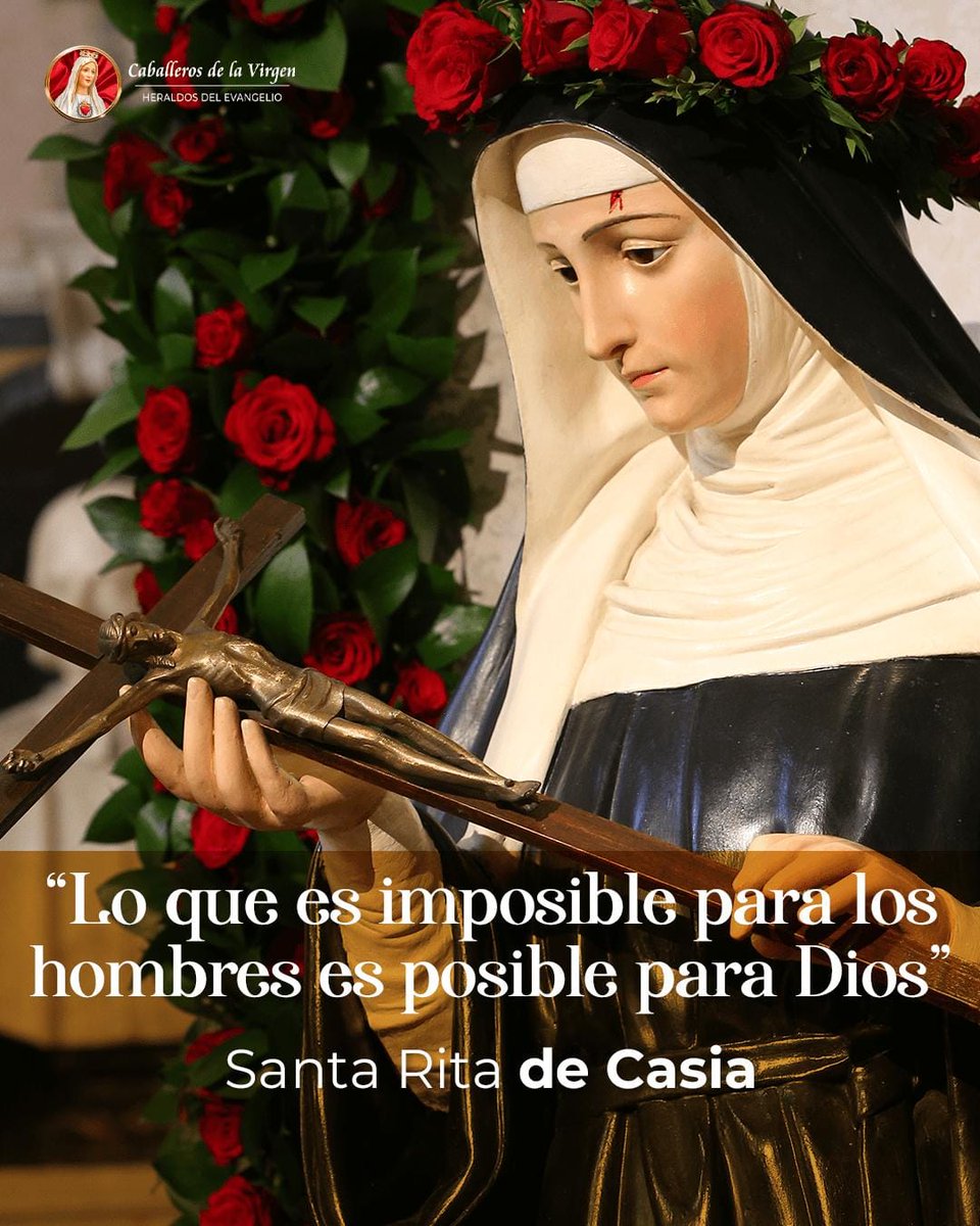 Santa Rita de Casia, ora pro nobis 🙏 (22 de mayo, 2024) #SantoralCatolico #IglesiaCatolica