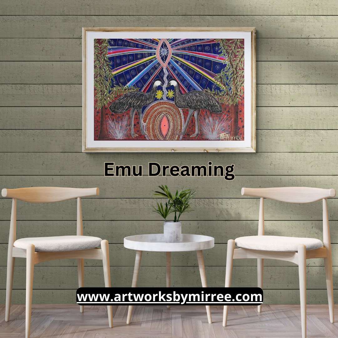 Dreamtime Collection is now available - make me an offer, visit us online today, featuring award winning @artbymirree #indigenous #contemporaryart #artcollectors #Australia #birds #BirdsofAustralia #australianbirds #wildlifeart #birdart #artcollector #fineart