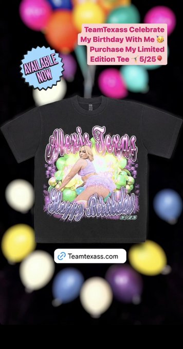 Click The Link & Get A Limited Edition Birthday Tee ? 5/25 ?Celebrate My Birthday With Me Teamtexass???????
https://t