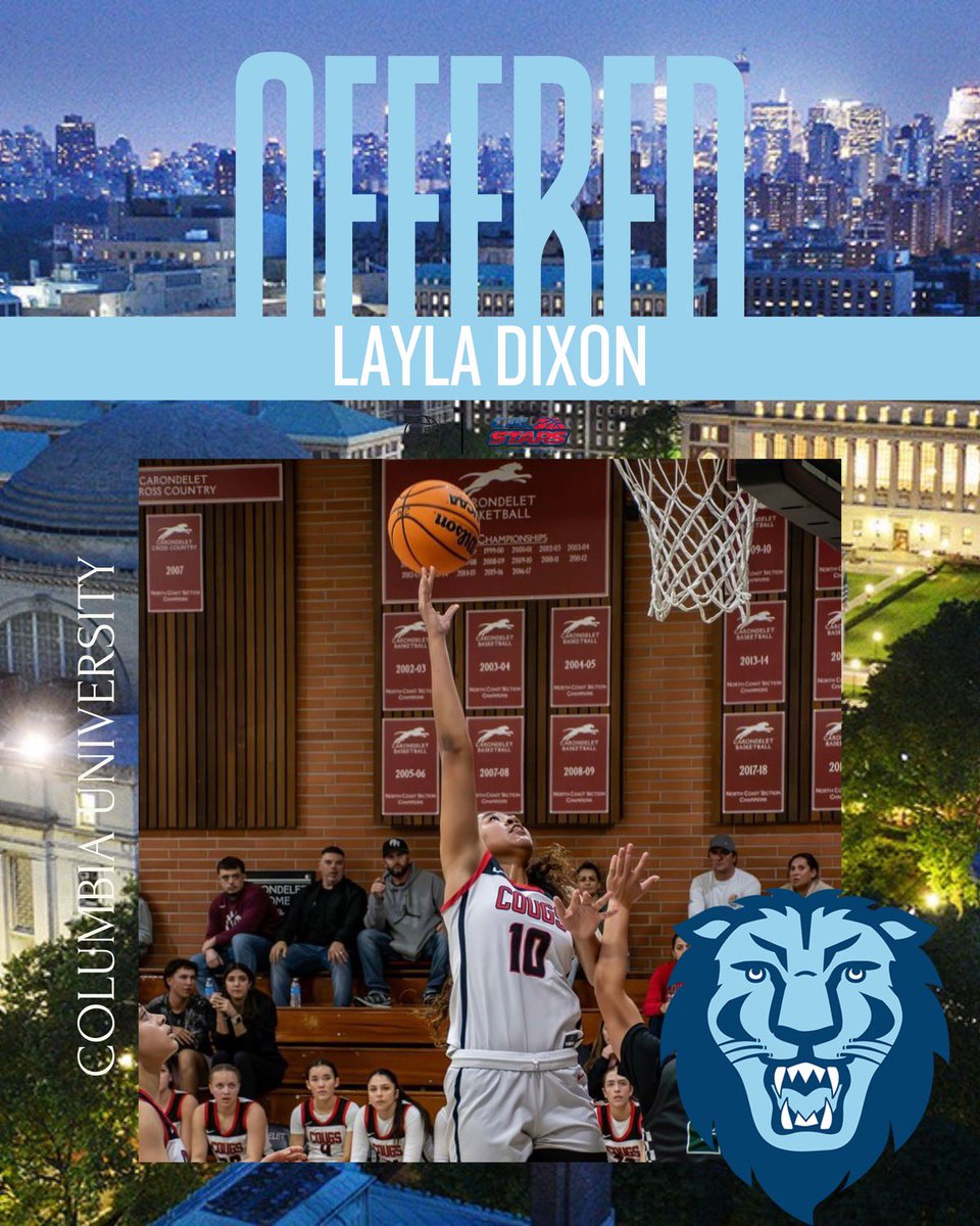 Congratulations to @LaylaDixon19 on her offer from @CULionsWBB #onetwostars