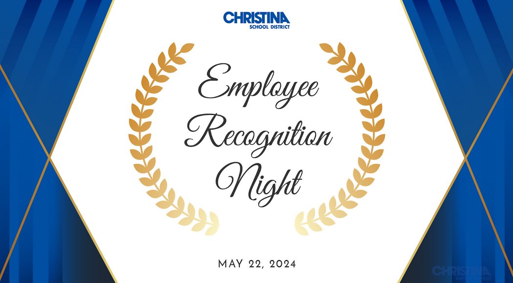 Tonight's the Night! Tune in LIVE at christinak12.org/live as we honor the crème de la crème of our team - our 2024-2025 Employees of the Year! Don't miss it!