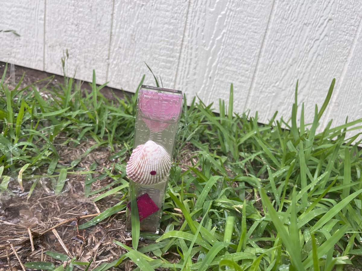 Selena Hernandez sent a photo of 4 inches of rain in the gauge in north San Angelo Wednesday.
#WeatherImpact #Hail #FWTWeather #Breaking #DailyWeather #SanAngeloWeather #WTxWeather