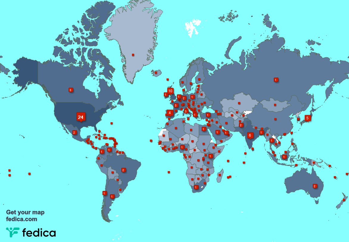 Special thank you to my 96 new followers from UK., Türkiye, Indonesia, and more last week. fedica.com/!SaveATrain