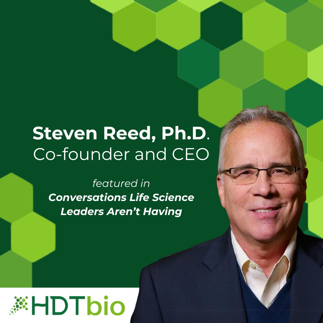 Our CEO and Co-founder Steve Reed, Ph.D., spoke to Jeff Harmon of ‘Conversations Life Science Leaders Aren’t Having’ about the story behind HDT Bio and what makes our technology so novel.

Check it out: bit.ly/3UQSk65

#RNAvaccines #Cancervaccines #BiotechLeadership