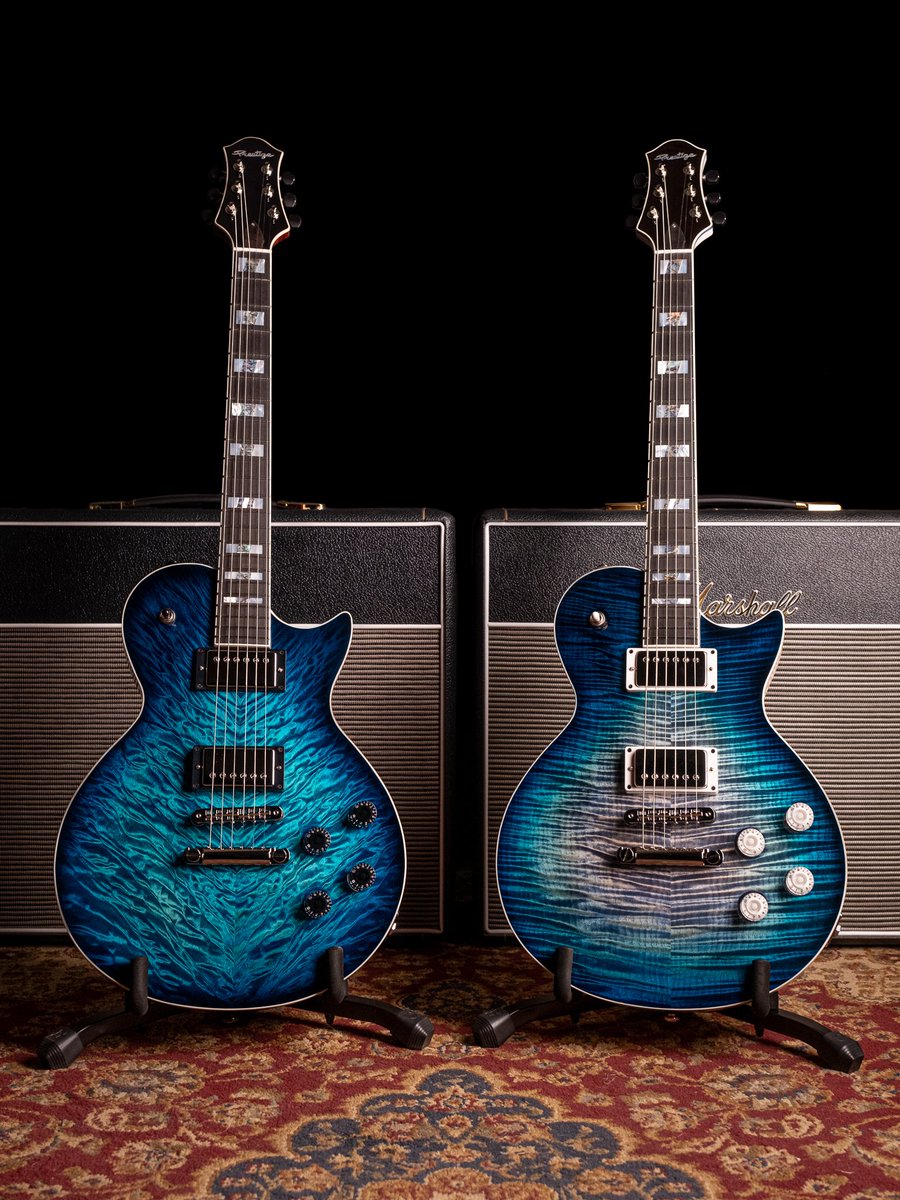 Some of our finest Master Built Heritage Elite's! Which one would to bring home... Aqua Burst on the left or Blue Oasis on the right?