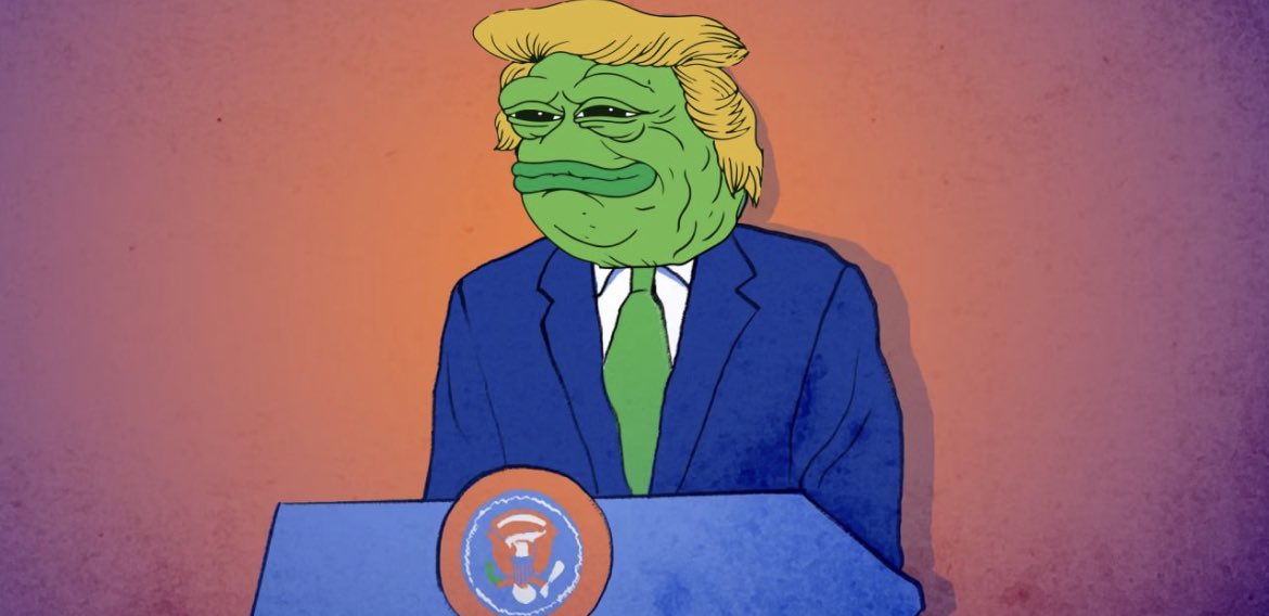 acti0nMaN1984's tweet photo. @wizardofsoho You know you should join Eric’s other shill we cooking baby the people have spoken the elected representative to take us to the high eth mountains $trumpe @TrumpPepeOnETH https://t.co/y4XczF0dpN