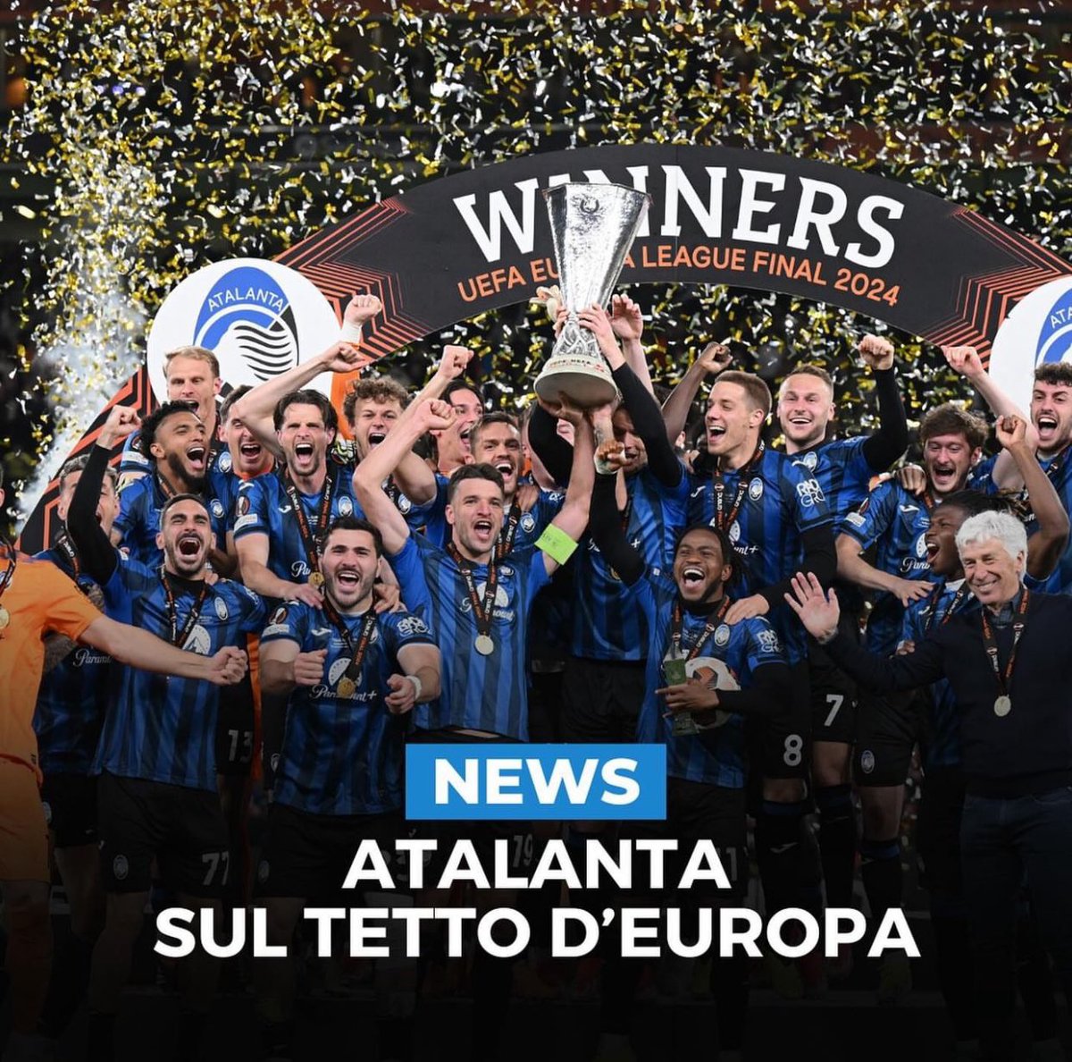 INVIDIO's tweet photo. Complimenti alla Dea, sul tetto d’Europa L’Italia c’è !! https://t.co/lWcVHQ2Xjp