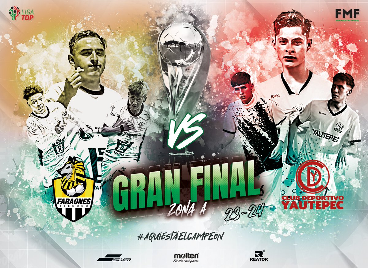 ¡GRAAAN FINAL EN LA ZONA A! 🏆 #AquíEstáElCampeón

Un duelo en el que está en juego el Título, el ascenso a Serie A y el Campeón de Campeones en la Casa del Fútbol…. <a href="/faraonestexcoco/">@faraonestexcoco</a> VS Yautepec Cdy  🏆🤯

🗓️ Ida 23 de mayo, 6:00 pm, 🏟️ Campo Deportivo Yautepec, localía de