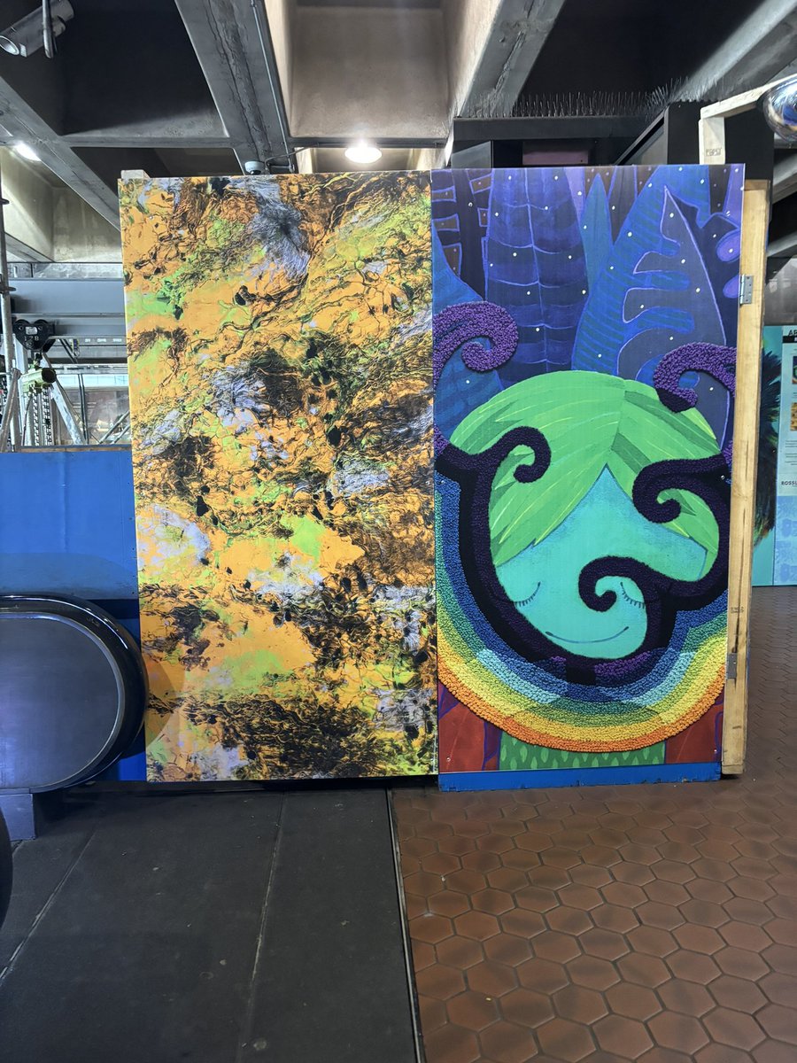 wmata's tweet image. Our #ArtinTransit program partnered with @RosslynVA to beautify the construction panels at Rosslyn Metro Station. Check out the vibrant artwork by local artists on your commute! Learn more: wmata.com/about/news/Loc… #wmata #RosslynVA