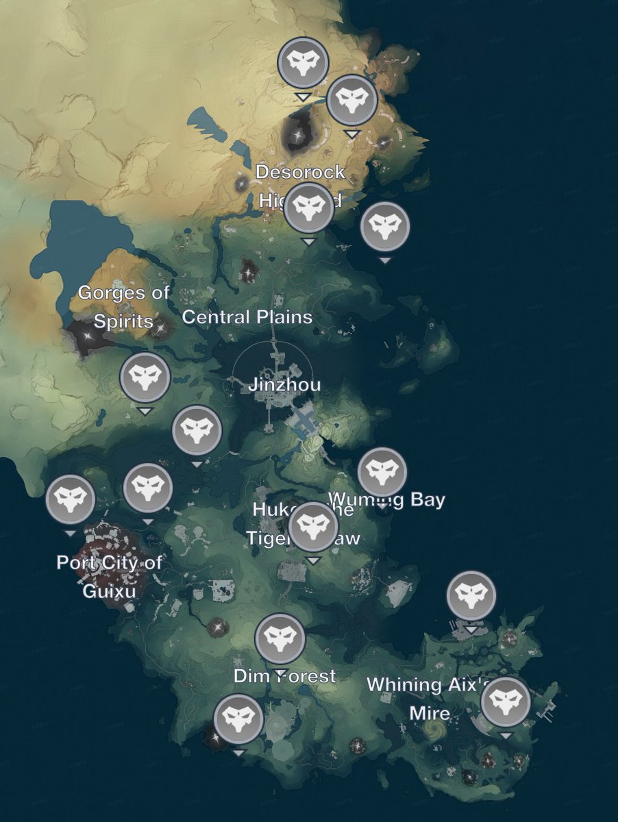 All Elite Echo Locations - they give you guaranteed 5 Star Echo/Gear Drop #wutheringwaves