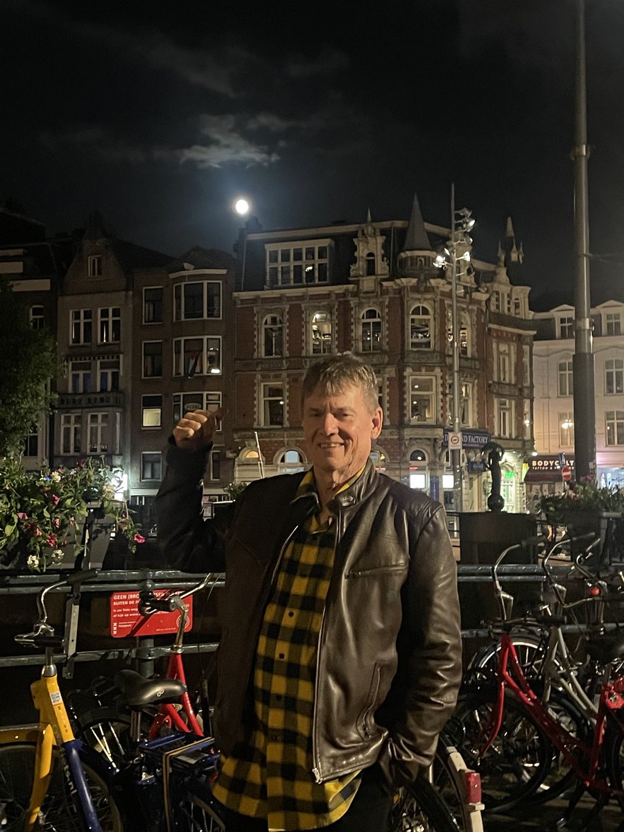 Under the Amsterdam moon 🌕